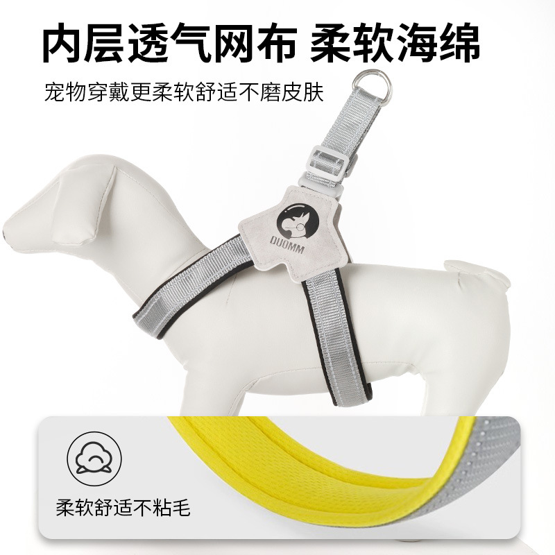 Amazon popular correa para el pecho del perro tipo Y cuerda de tracción gran cadena de perro cuerda para caminar transfronterizo al por mayor en stock