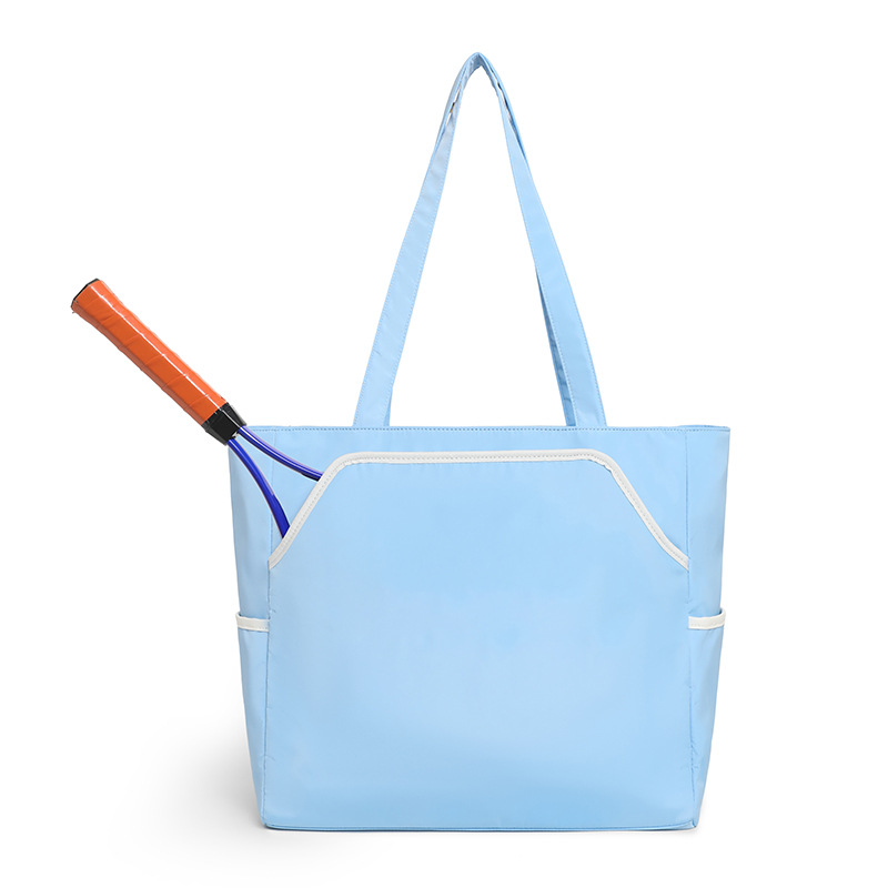 Bolsa de tenis bolsa de deportes al aire libre bolsa de pelota de juego de alto valor facial mujer hombro de gran capacidad un hombro bolsa de bádminton