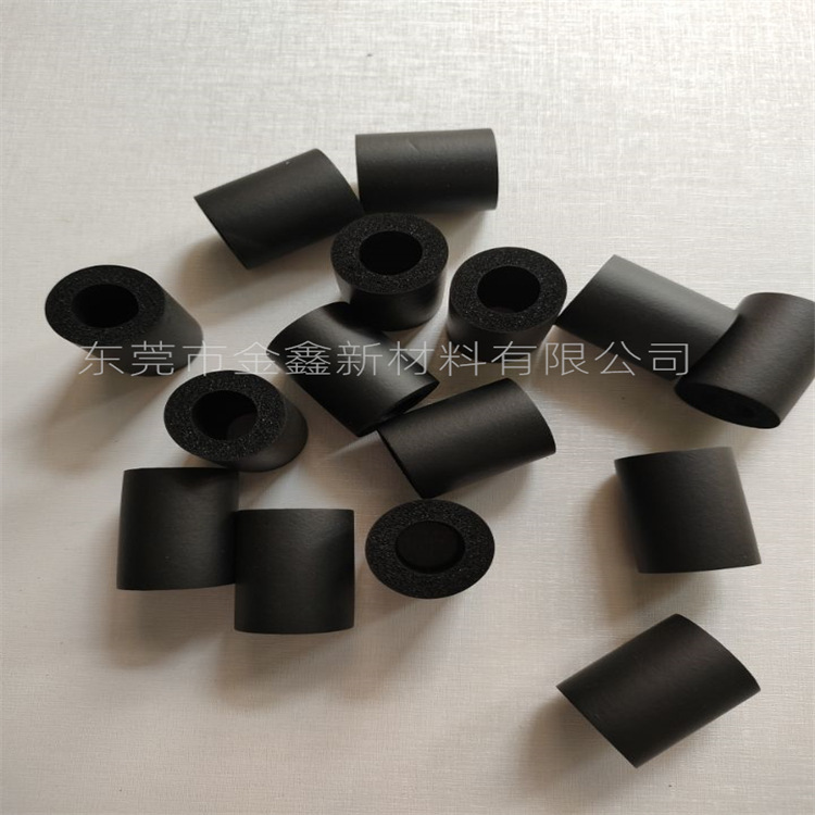 登山棒泡棉把套 黑色光面nbr橡胶铁管防护套 彩色磨面NBR防滑把套