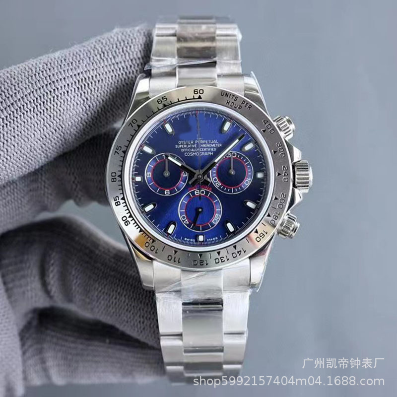 Laojia estilo explosivo C fábrica Ditong serie reloj 4130 máquina de cronometraje multifuncional Panda Di reloj generación transfronteriza