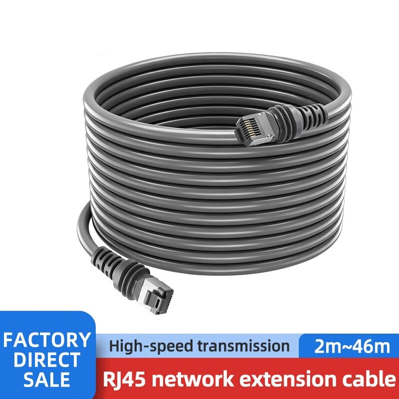Cross-border RJ45 outdoor replacement network cable, third generation, waterproof and shielded Ethernet connection cable, extension cable