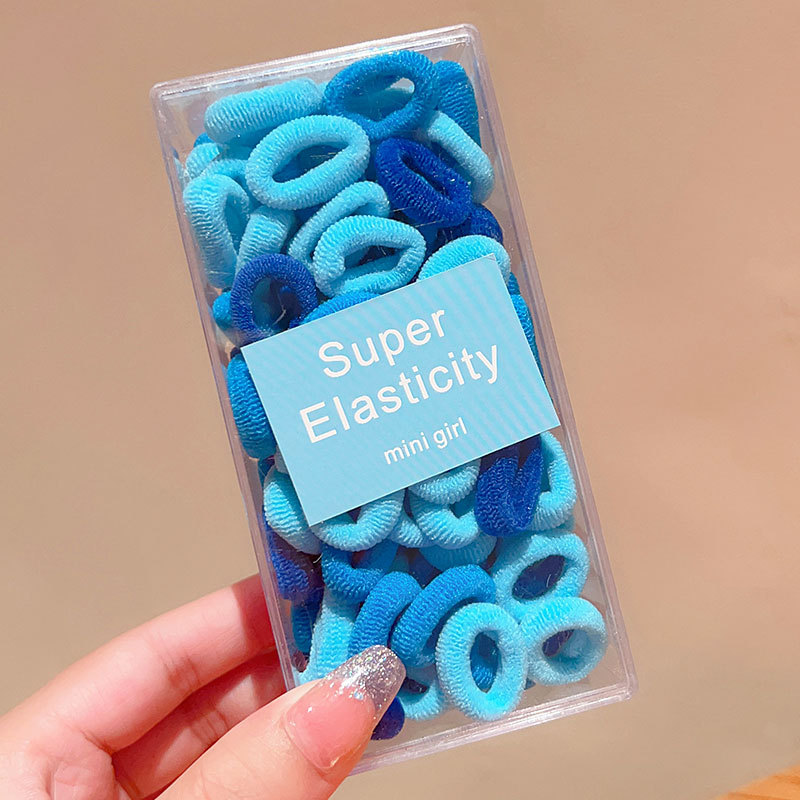 Banda de goma para niños cabeza de corbata femenina chica de alto aspecto no duele el pelo trenza de bebé cabeza cuerda chica Cola de Caballo banda de goma anillo de goma