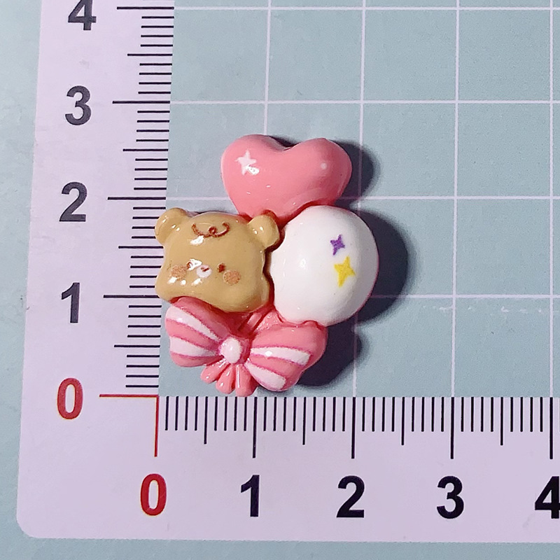 Cartoon Rainbow Zoo Cream Gumdiy Accesorios de resina hechos a mano Clipper Cord Material Keychain Wholesale