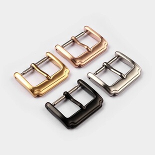 in stock stainless steel pin buckle watch buckle fine steel buckle accessories 10/12/14/16/18/20/22MM