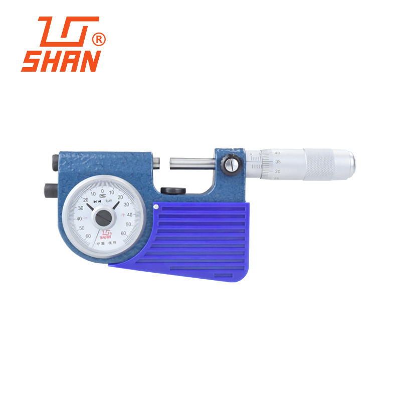 桂林桂量带表杠杆千分尺工业级螺旋测微器表盘对零型可开票包邮