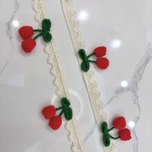 现货重工毛线手钩花边镂空双色花边服装衣领布艺沙发窗帘装饰辅料