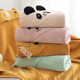 Cotton Terry baby hooded quilt wrap newborn swaddling blanket baby cloak bath towel thickened absorbent