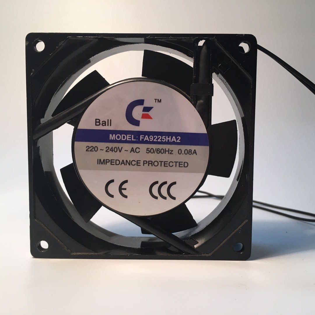 新款 220V双滚珠交流工业散热风扇FA9225HA2散热风扇92X92X25mm