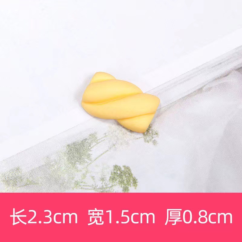 Macarón simulación de algodón diy accesorios de resina al por mayor crema pegamento clip de pelo parche de caso de teléfono móvil venta directa