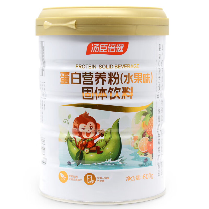 Tomson. By-Health Protein Powder Protein Nutritional Powder Fruit Flavor 600g Children and Teenagers Genuine Points