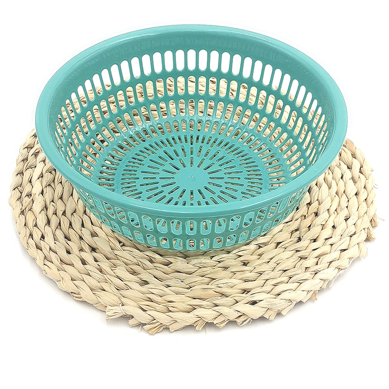 I1 747 106 # tamaño pequeño a rayas cesta de verduras grande cesta de plástico azul vegetal Yiwu 2 yuanes tienda al por mayor