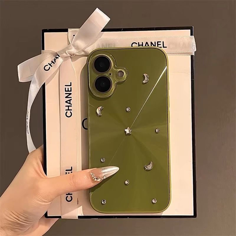 그린 오로라 + 입체 라인스톤