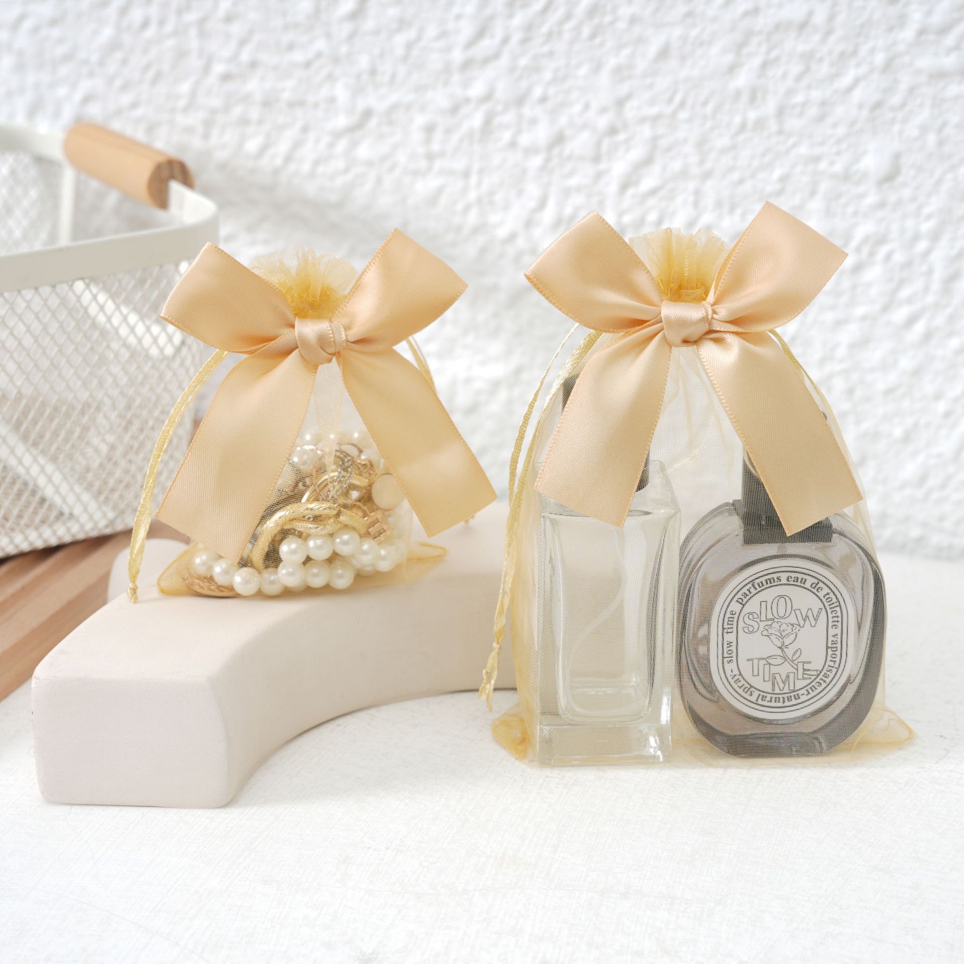 4g Weight Jewelry Packaging Bags Classification 1 Piece Quantity Daily Occasion Gauze Material Solid Color Pattern Classic Style Style 1 Piece Gauze Classic Style Daily Solid Color Jewelry Packaging Bags 7