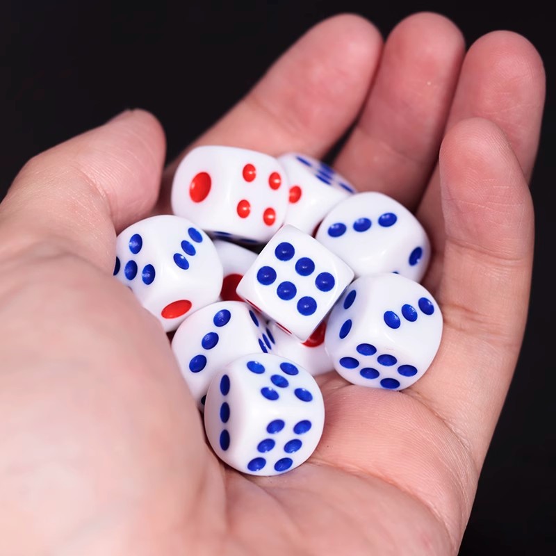 Juguetes de dados de mahjong, color de dados de alta calidad, tamiz doméstico, bar tamiz, props de entretenimiento