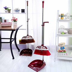 Plastic Shopping Broom and Dustpan Set with Stainless Steel Rod, Household Broom and Dustpan Combination, Manufacturer Wholesale