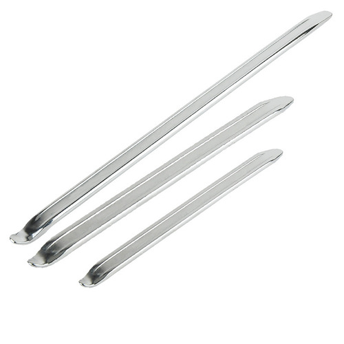 InBev tire lever car tire repair tool mirror double-headed flat 40 chrome crowbar Linyi crowbar flat crowbar