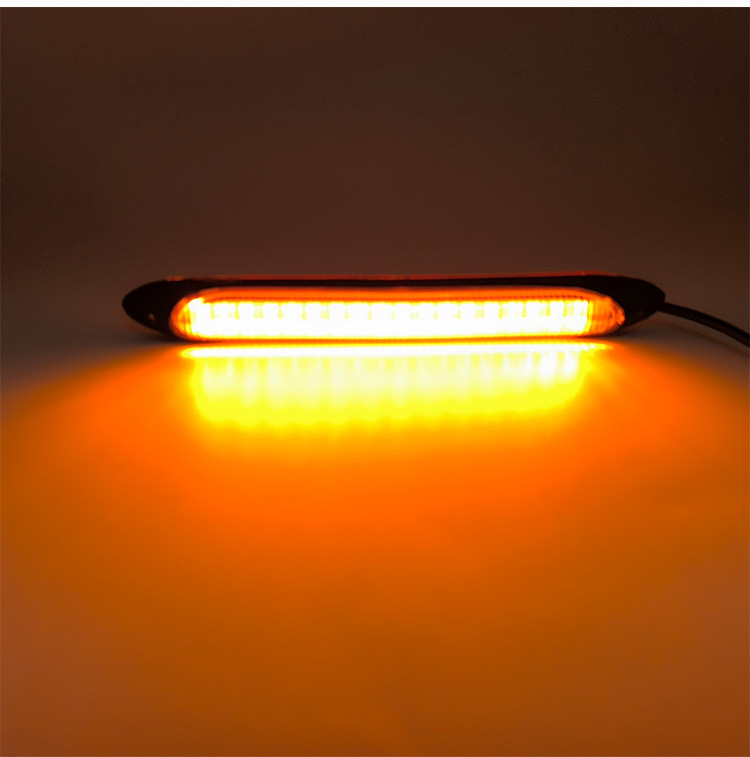 Car start scanning streamer light LED daytime running light two-color steering magic color remote control LED daytime running light