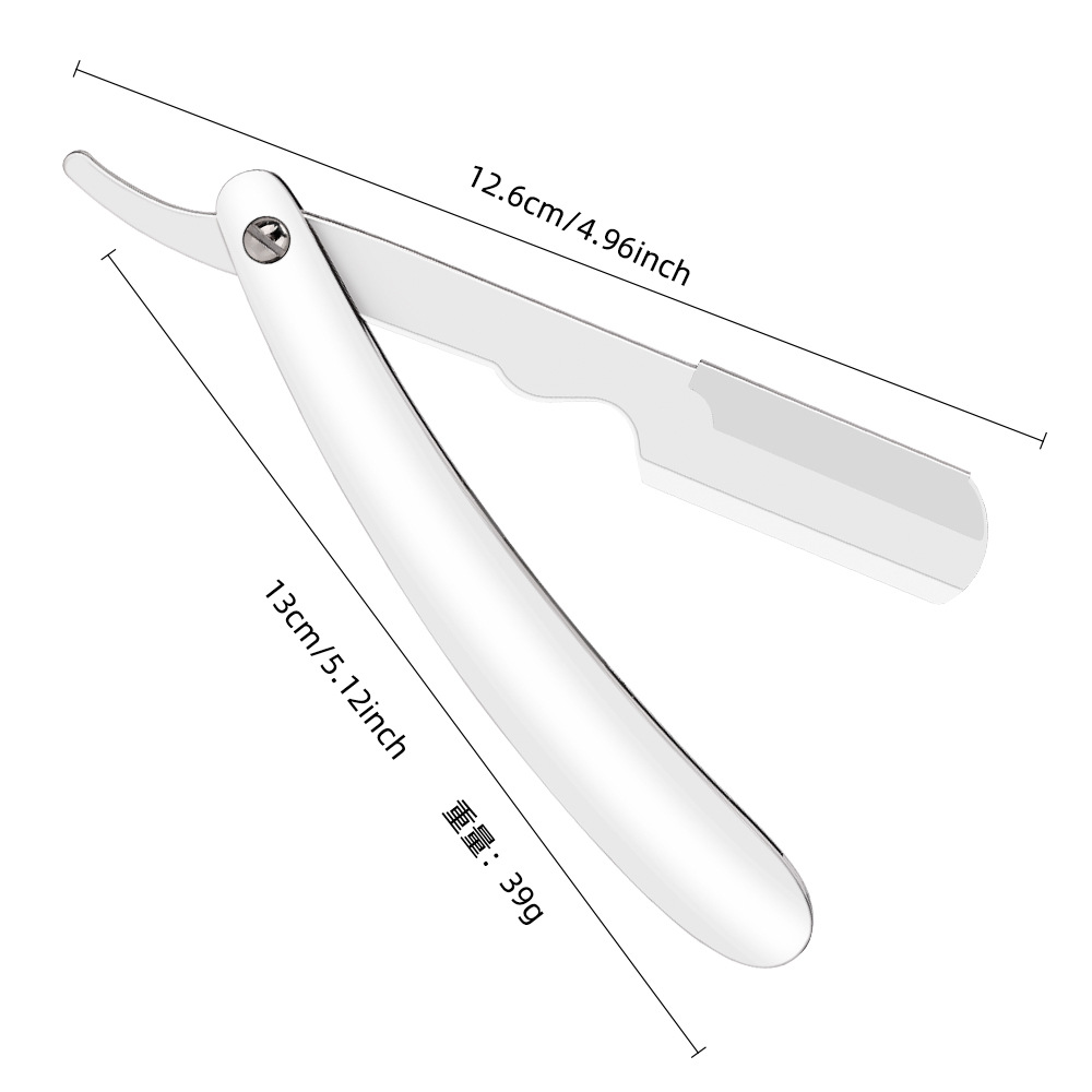 Nueva maquinilla de afeitar de los hombres cuchillo de afeitar manual afeitadora corte de pelo afeitado maquinilla de afeitar recta