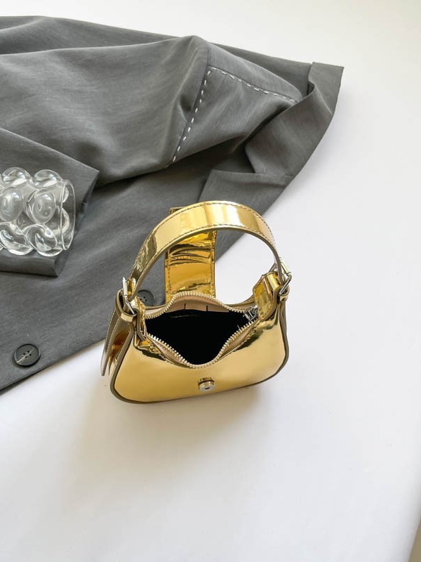 Bolsos transfronterizos para mujer 2024 nuevo bolso de viaje de textura versátil de moda, bolso de axila de hombro con media luna de alta calidad