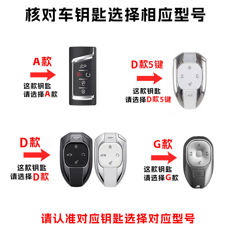 Gac Trumpchi M8 Key Case Gac Trumpchi M8 Luxury Cover E9 Decorative Car Key Holder Zongshi Protective Shell 26 Models