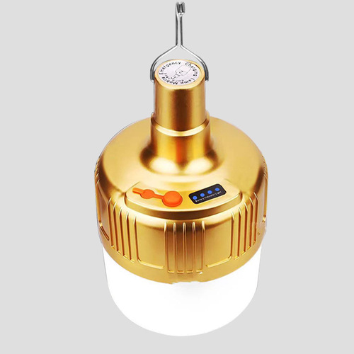 Super bright LED rechargeable bulb outdoor waterproof night market lamp stall lighting household power outage emergency wireless energy-saving lamp