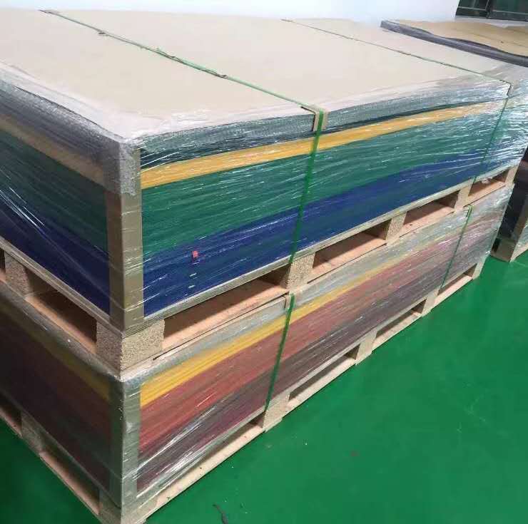 厂家直销透明石头纹彩色亚克力板印刷雕刻加工布金布银有机玻璃板