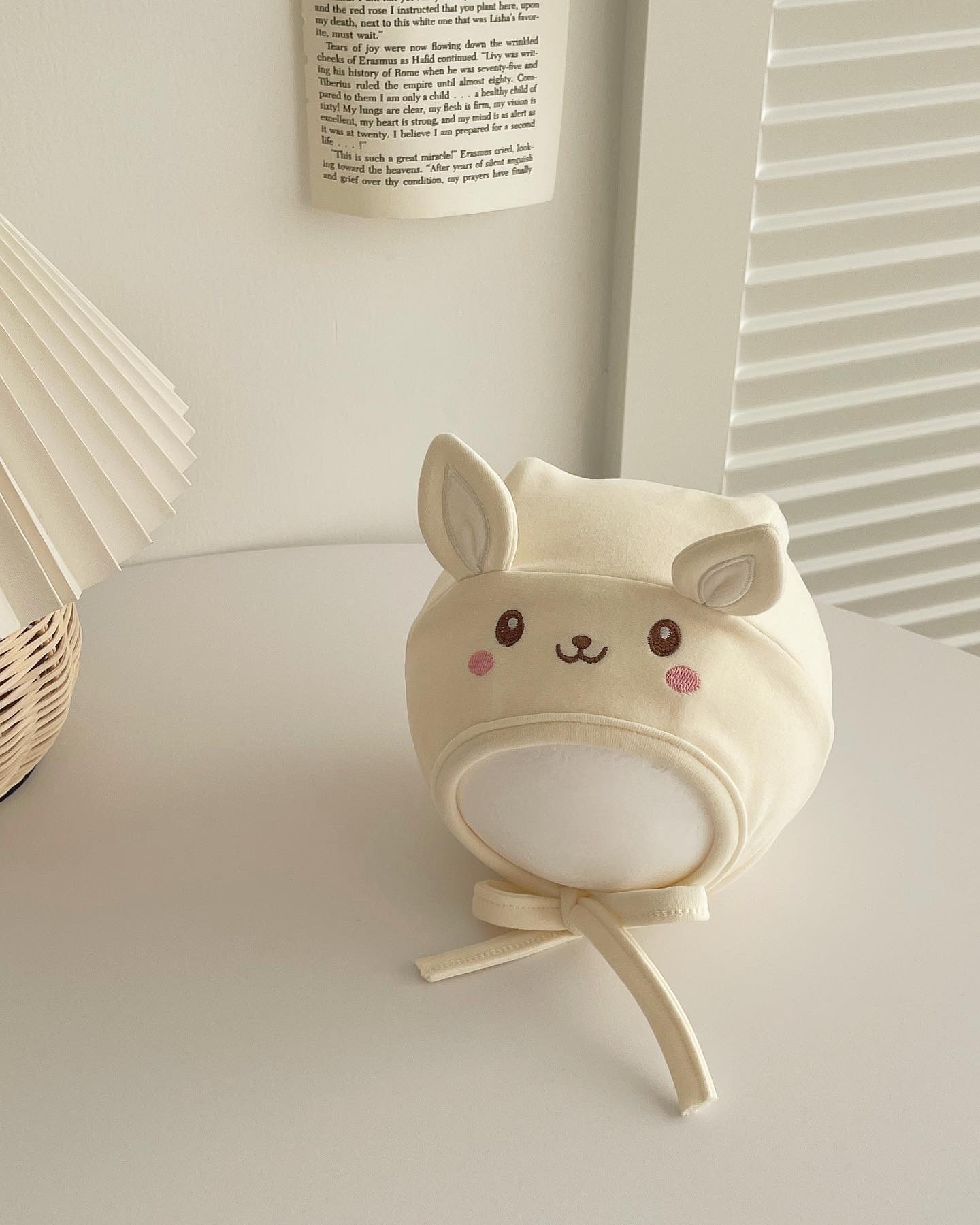 Ruitu ear protection hat yellow (95% cotton 5% spandex)