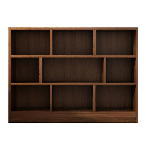 Bookcase floor storage locker living room storage rack grid low display cabinet home student wall simple bookshelf