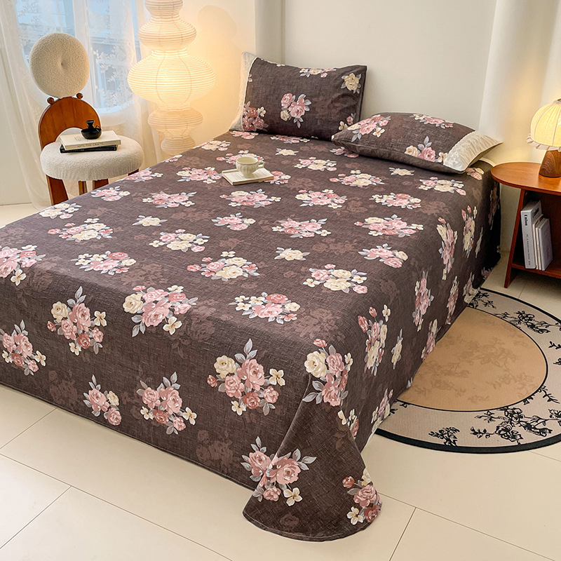 A类母婴级床单加厚宿舍单件原麻亲肤邹邹纱床单桌布猫屋猫窝狗窝