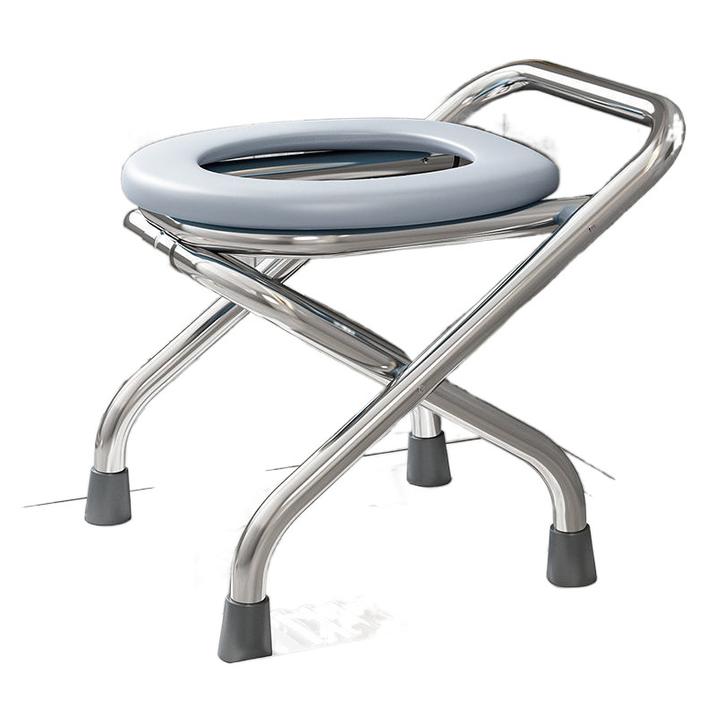 silla de inodoro plegable de acero inoxidable, inodoro para mujeres embarazadas, silla de inodoro para adultos, inodoro para inodoros, cuclillas