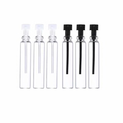 B004-0.5ml1ml2ml3ML香水精油サンプル分注瓶小サンプルガラス瓶試験管試用瓶栓