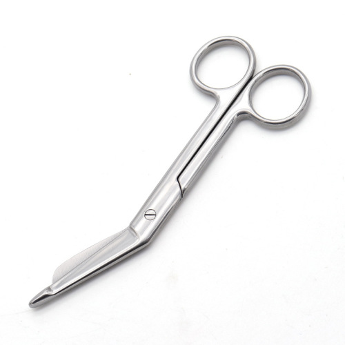 Guangdong Guanglong knife scissors stainless steel gauze bandage scissors elbow suture removal scissors stainless steel original color medical scissors
