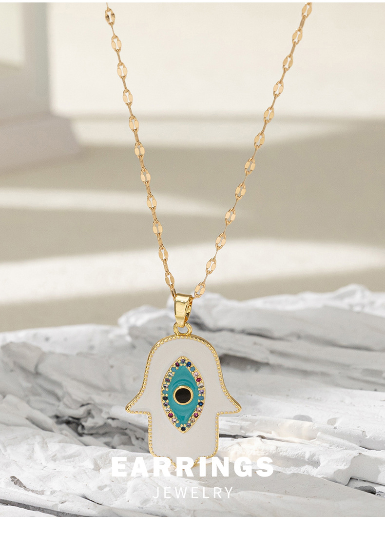 Fashion Geometric Copper Plating Pendant Necklace 1 Piece