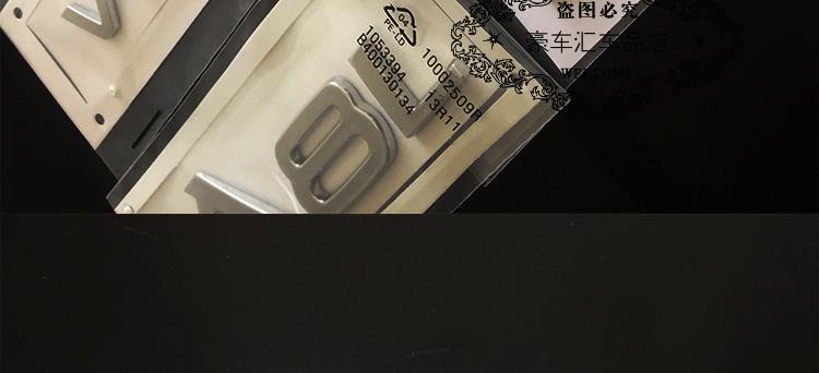 Audi car emblem V6TV8T side emblem V10W12 lettering for A4L, A6L, A8L, RS3, S5, Q7, TT modifications