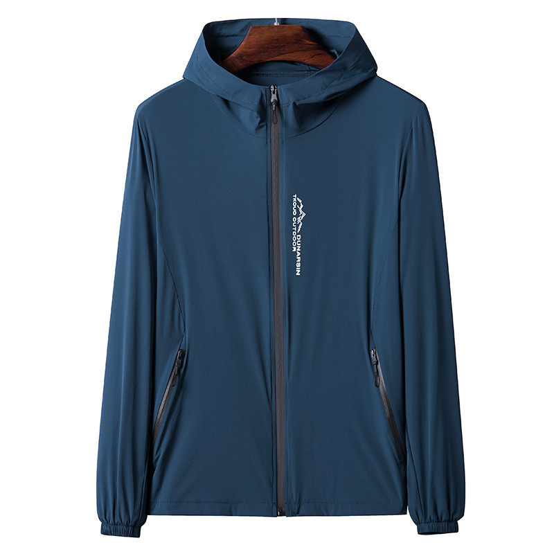 Ropa de protección solar al aire libre para hombres y mujeres, ropa de piel de verano ultra delgada, ropa de protección solar transpirable para hombres, playa de bicicleta, abrigo de viento