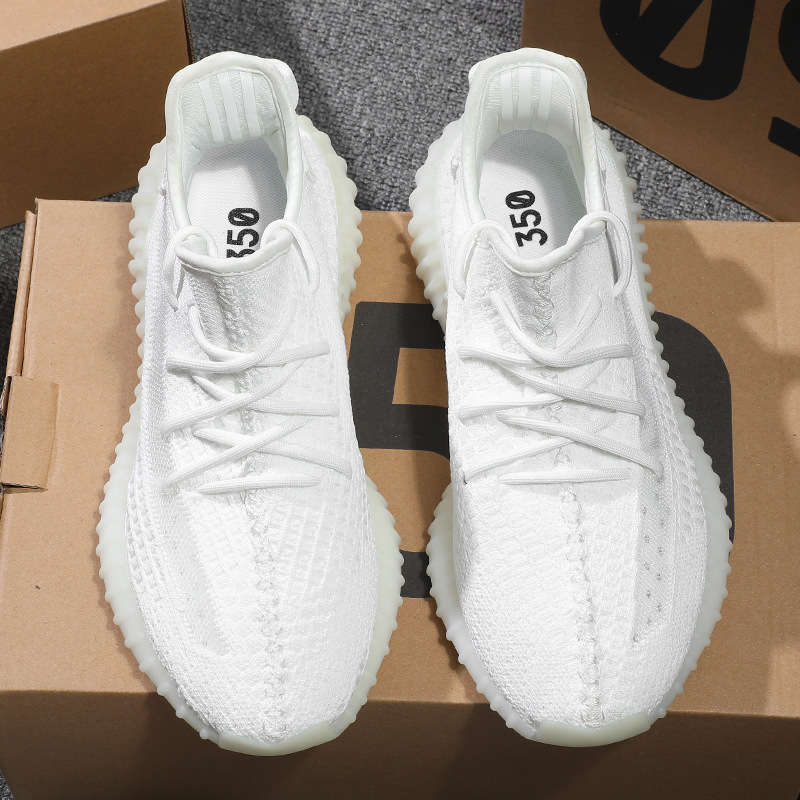 Bo Yi Coconut Shoes Men's 350 White Fish Silk New Style Popular Men's Shoes Couple Running Shoes Casual Sports Shoes Trendy Shoes Bo Yi Coconut Shoes Men's 350 White Fish Silk New Style Popular Men's Shoes Couple Running Shoes Casual Sports Shoes Trendy Shoes