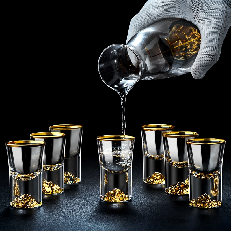 Стеклянный винный аппарат Jinshan белый винный бокал набор