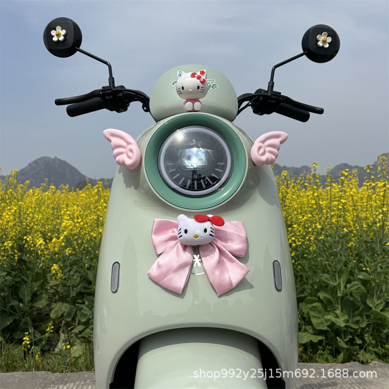 Tailg Accessories Electric Vehicle Decoration Accessories 2025 Niu Electric Car Modification Helmet Stickers Emma Metaverse