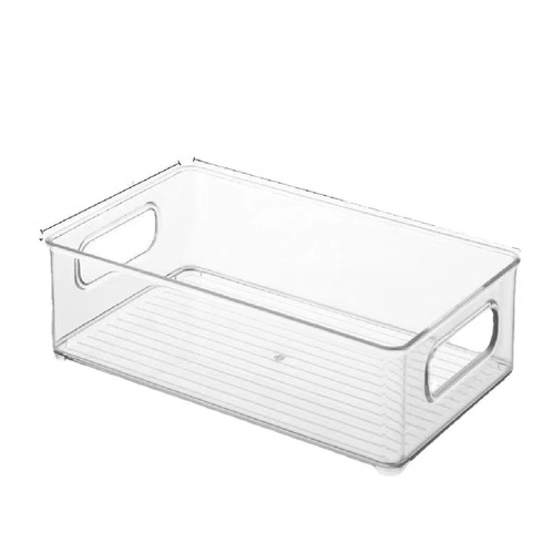 Transparent desktop storage box acrylic dormitory desktop cosmetics mask storage box snack sundries storage rack