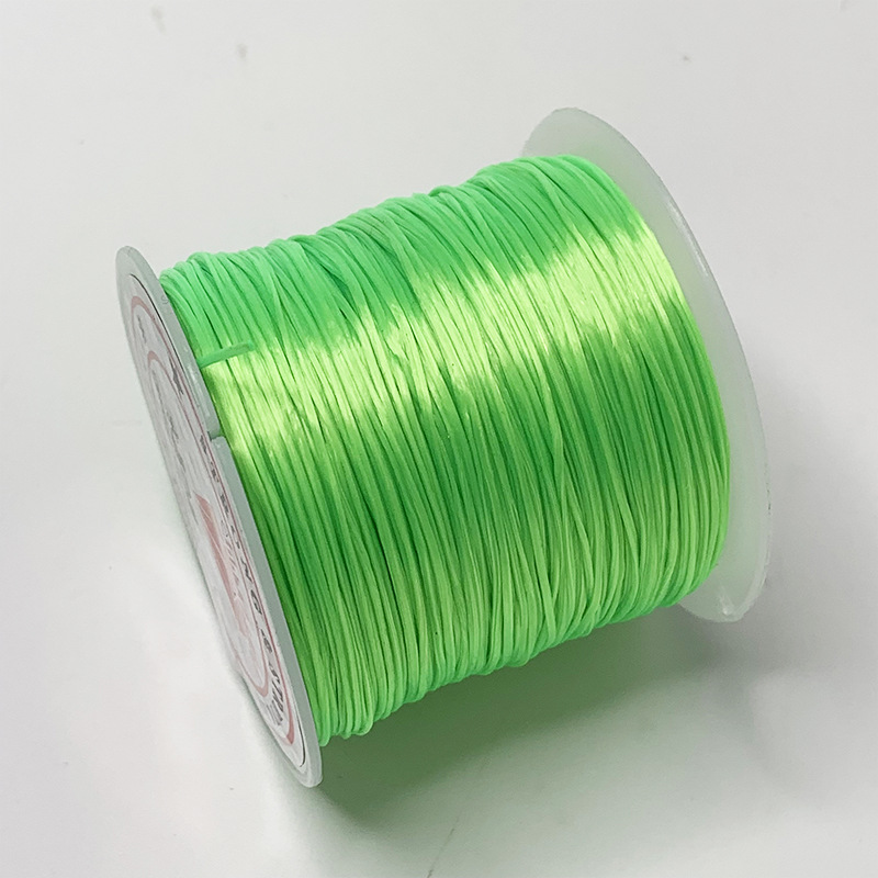 Cordón de pulsera de alta calidad de alambre plano elástico, cordón de cuentas resistente al desgaste, cordón de juego de alta elasticidad, cordón especial para pulsera