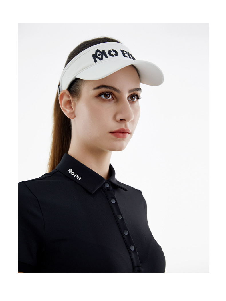 Mũ golf nữ không đầu Moeyes Magic Eye phối màu tương phản, dây hút mồ hôi chống nắng — M23MZ003-Đen Trắng, M23MZ003-Trắng Đen, M23MZ004-màu trắng, M23MZ005-màu trắng chi tiết 28