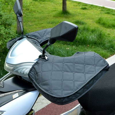 Motorcycle Handle Cover Cover Gloves Wholesale - one-size-four-seasons-black-oxford-cloth