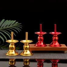 铁合金镀金烛台香路工艺摆件