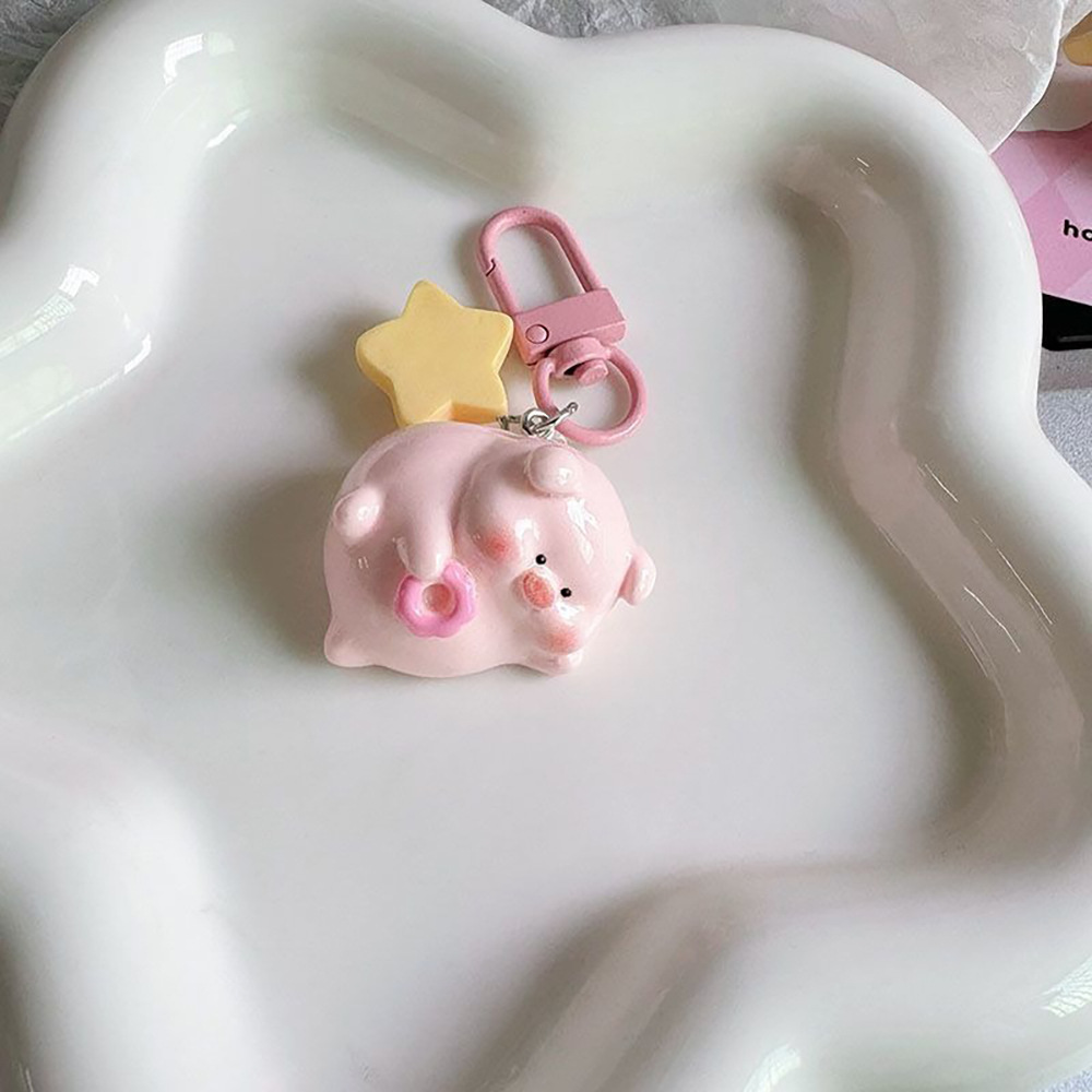 Three dimensional keychain, backpack, cartoon pendant, Birthday gift