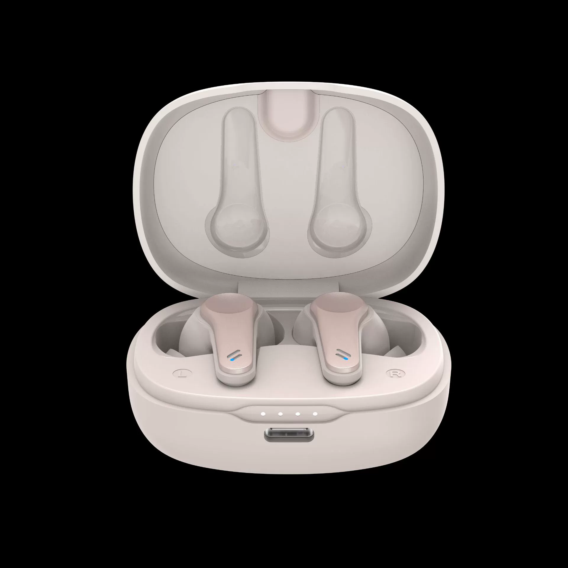 Bluetooth TWS earbuds, smart touch controls, charging case, lightweight (0,068 kg)