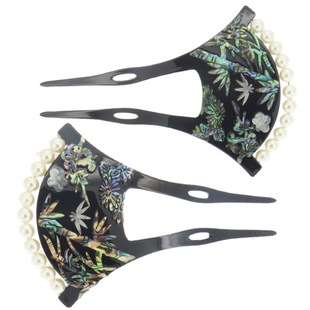 New acrylic slub shell hairpin antique abalone kimono Hanfu hairpin factory direct wholesale