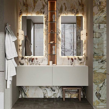 冷翡翠通体大理石瓷砖别墅厨房卫生间墙砖潘多拉客厅背景墙