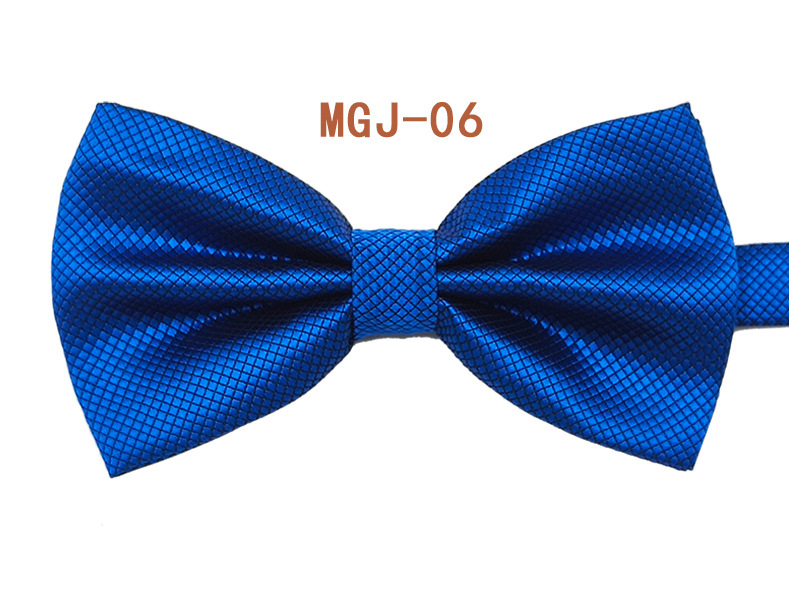 Pajarita negra de color sólido para hombre British Cube Spot Venta al por mayor Ropa formal Boda Doble pliegue Doble lazo de doble capa 27 colores