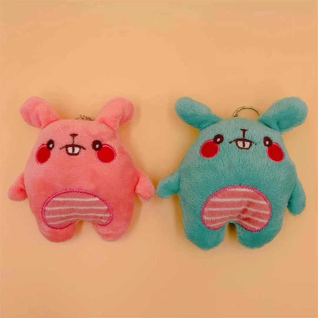 Cartoon plush keychain