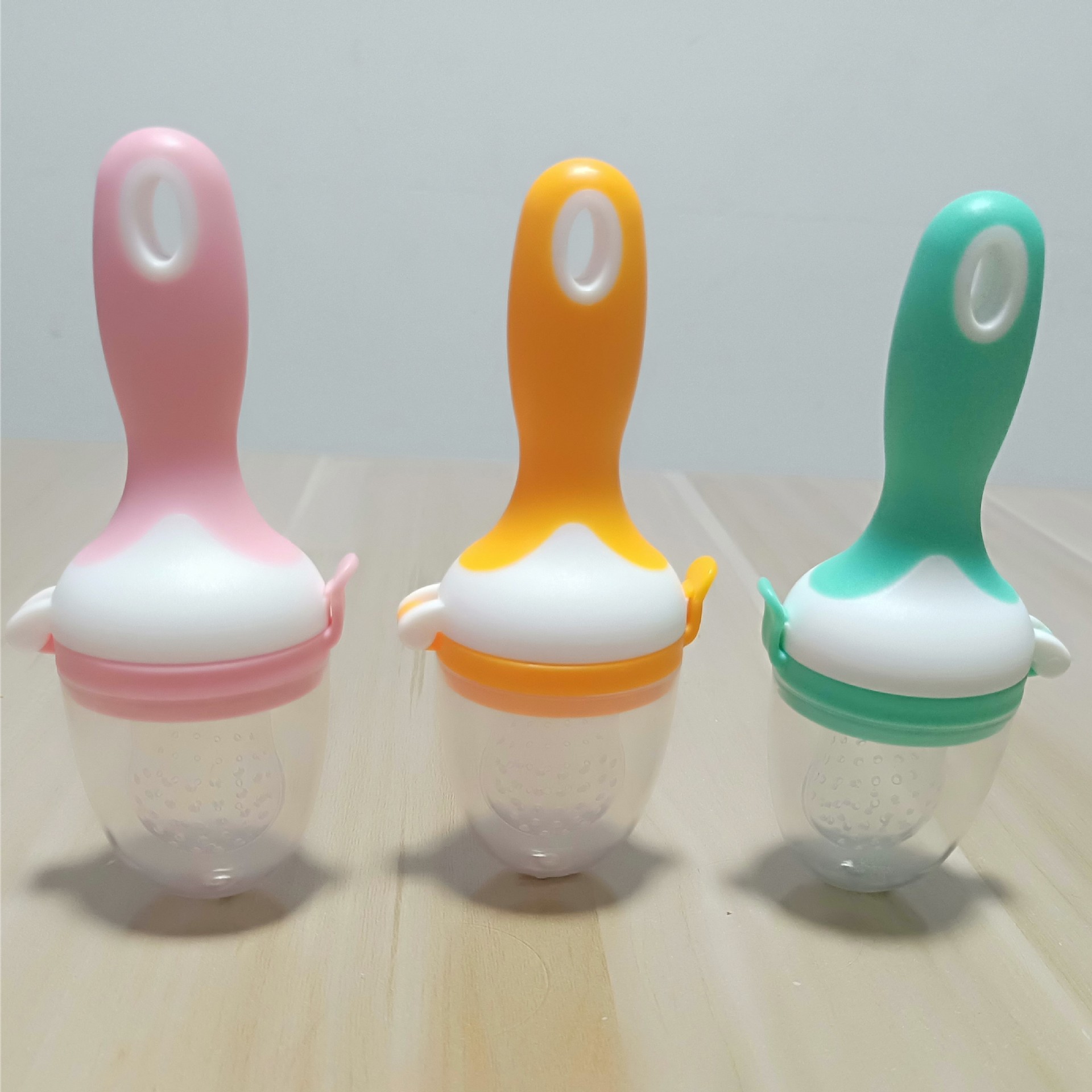 Silicone Pacifier Baby Fruit and Vegetable Teething Toy, Baby Food Feeder, Food-Grade Teething Toy